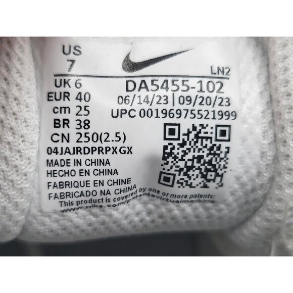 Nike Vapor Edge Speed 360 2 White Football Cleats DA5455-102 Size 7 - Picture 8 of 10